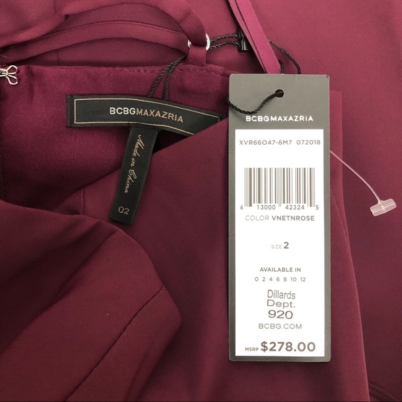 BCBGMaxazria Halter Peplum Ruffle Dress - Picture 7 of 8